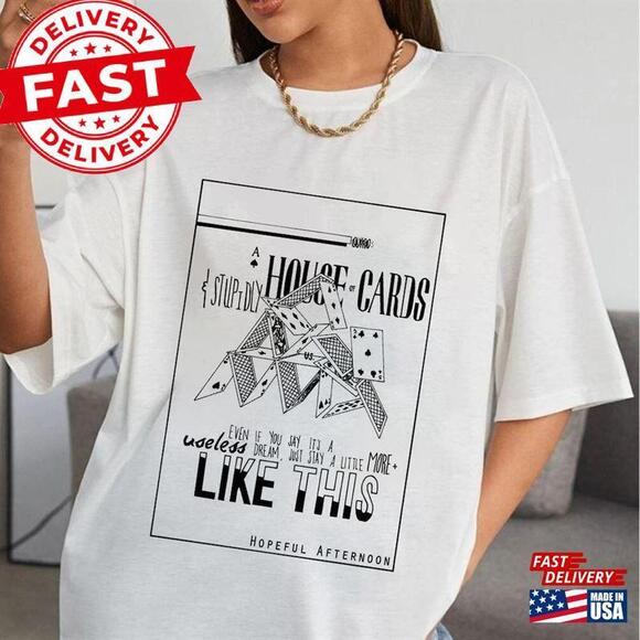 Tops - Outro House Of Cards Bts Shirt The Most Beautiful Moment